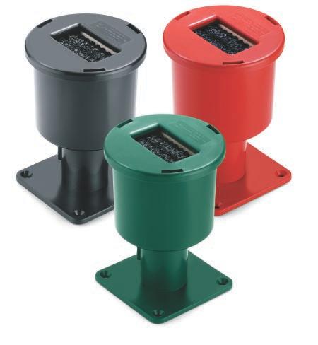 Banded Tee Markers Designed to give your course an upscale look. These 5 in. (.7 cm) diameter high-density plastic tee markers are virtually unbreakable and unsinkable.