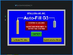 Stallion Auto-Fill System The Stallion Auto-Fill System utilizes a proprietary precision valve system, pressure transducers, a logic controller and a color touch screen to perform all functions of a