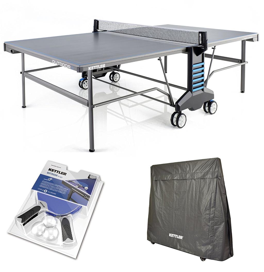 Kettler Outdoor 6 Table Tennis Table with accessories $1,997.