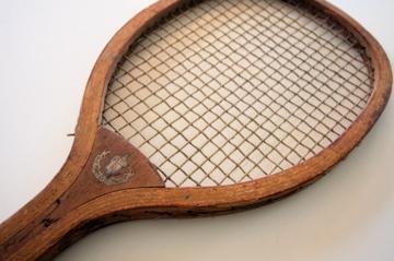 Originally, the size of the racquet was limited by the strength and weight of the wooden frame which had to be strong enough to hold the strings and yet stiff enough to hit the ball.