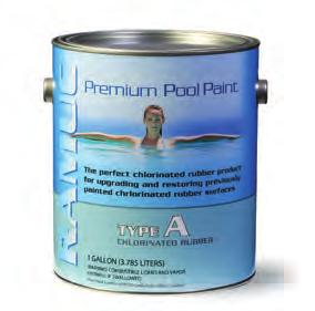 Pro 2000 Chlorinated Rubber This chlorinated rubber coating is competitively priced and designed for commercial use where pool maintenance is scheduled annually.