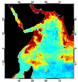 western Indian Ocean (f) (c) Negative IOD event NPP images (d) (