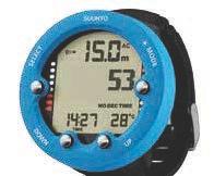 Five modes: air, nitrox, gauge, free and off Innovative apnea timer for free diving, and a timer