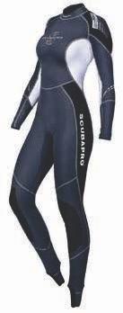 WETSUIT & LYCRA PROFILE STEAMER 3mm Back zipper steamer for good water sealing and great ergonomic look and fit Smooth-cut collar neck line provides