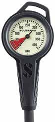 INSTRUMENTS CONSOLE 3 SLIM This sleek, three-gauge console combines a SCUBAPRO metal pressure gauge, depth gauge and FS-2 compass, creating an