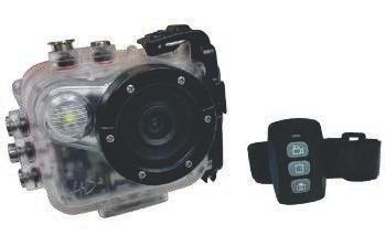 CAMERAS HD 2 MARINE GRADE ACTION CAM Video format: MP4 / Photo 8 MP Zoom: Up to 60x Digital Video Resolution: 1080p@30fps Battery: Rechargeable Li-ion 3.