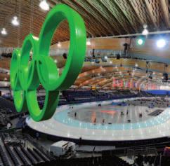 The Richmond Olympic Oval has now been converted into a multi-sport community facility.