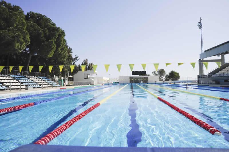 Limassol Olympic Swimming Pool Central athletics hall.