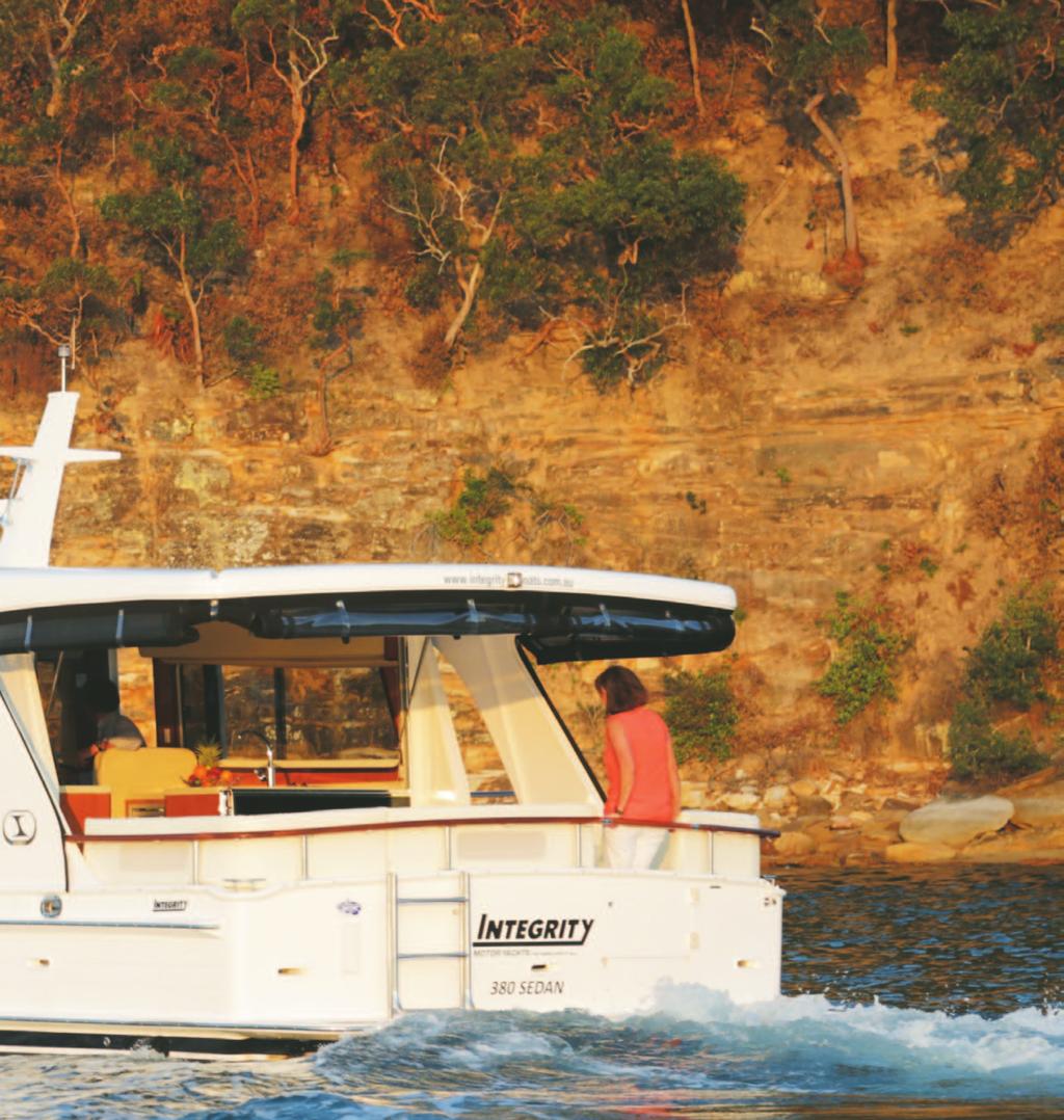when integrity motor yachts australia (imya) released The all-new 380 sedan at The 2012 gccm expo, its sales staff were overwhelmed with The response They got From potential ClienTs.