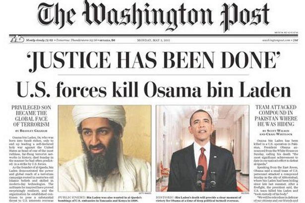 Osama bin Laden, the founder and head of the Islamist group Al-Qaeda, was killed in Pakistan on May
