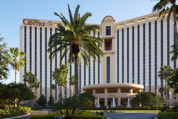 Rosen Centre Hotel All American Tour Headquarters Tour members will be staying at the beautiful Rosen Centre Hotel located next to the Orange County Convention Center on world-famous International