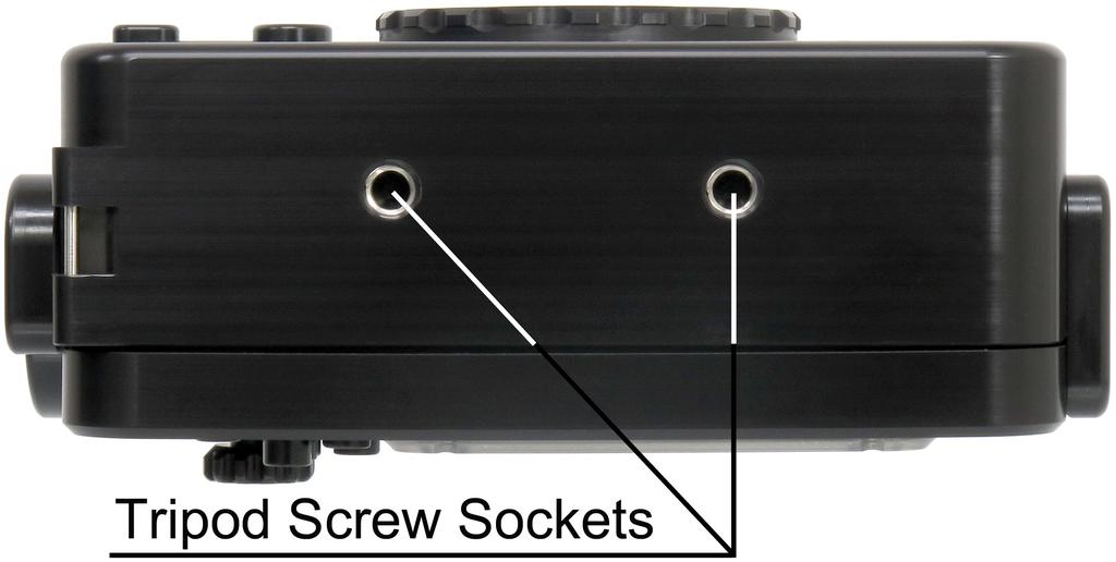 Gently push camera forward into housing to make sure it is properly seated. If the camera is not seated correctly, buttons, dials, and levers may not work properly. 3.