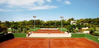 OUR INSTALATIONS TENNIS & PADDLE COURTS The Puente Romano Tennis Club comprises of 10 courts, of which 8 are clay courts and the remaining 2 plexipave.
