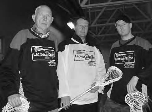 Photo: Julie Arnold Martin Parnell with Prince George s Shawn & Scott Cable set a world record at Lacrosse Quest - 24.