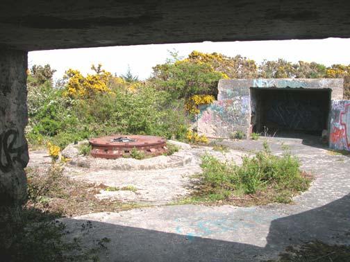 The Germans simply took it over and used the 94 mm guns already installed in open casemates.