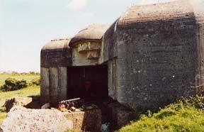 The Germans installed four Skoda 150mm cannons here housed in M272 casemates, and