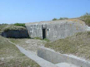 three fire control posts to the casemated guns and on to the Tobruks and personnel bunkers.