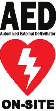 .2.1.4.1. The AED Program should post readily visible signage, similar in form to that shown in Figure 1 (minimum size should generally be 20 H x 10 W), at each commonly used entrance of each AED