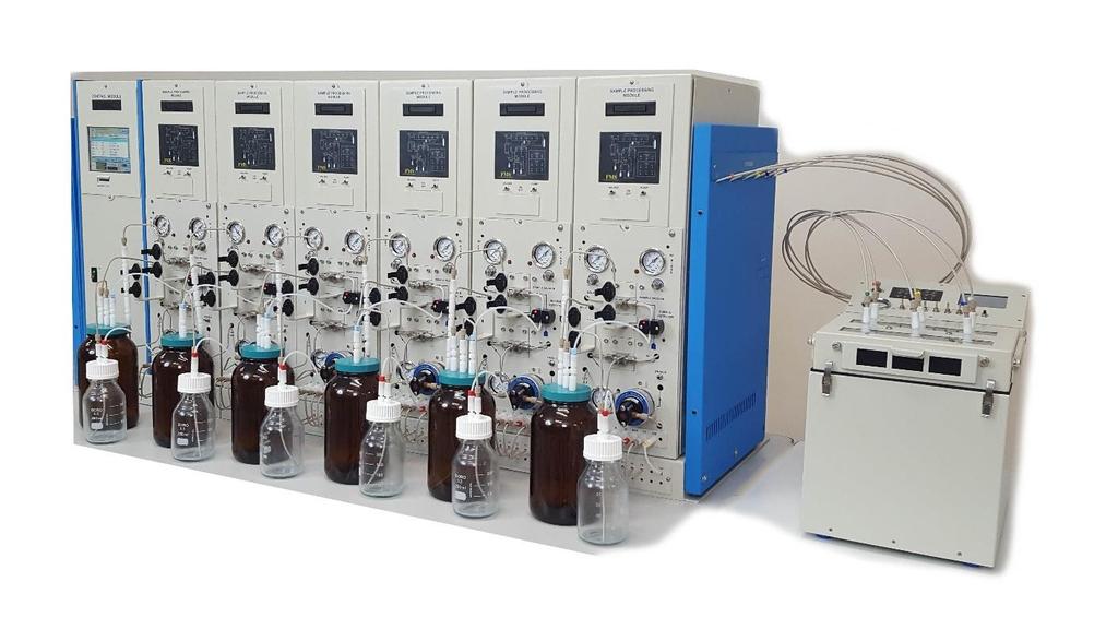Automated SPE System for PFC extraction Expandable from 1 to 6 modules Parallel
