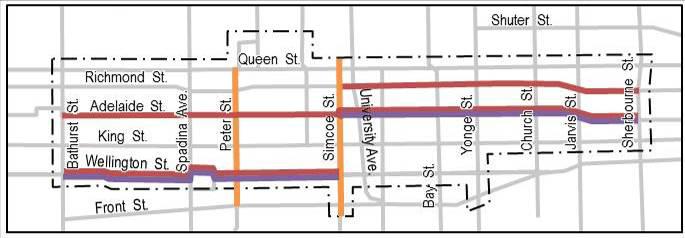 Wellington (Alternative D) Was Dropped Wellington Street (Alternative D) was screened out of long list of solutions because it did not sufficiently meet the project goals.