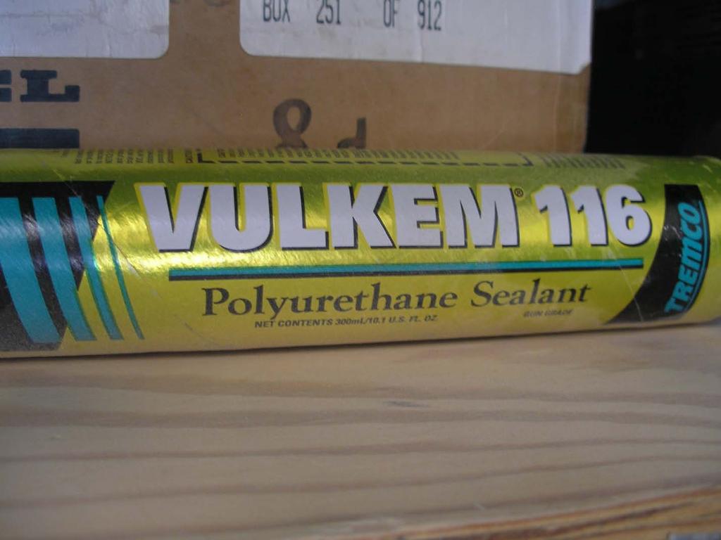 Chemical Name: Vulkem 116 Polyurethane Sealant Manufacturer: Tremco