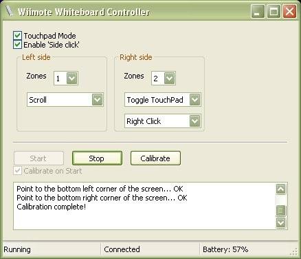 3. Project Developments (b) GTK Wiimote Whiteboard V1.