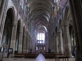 imagined the interior without partitions, flowing free Reconstructed the Choir