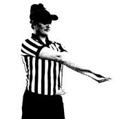 MANDATORY CARD - MAJOR FOUL COVER Guard a ground ball with her foot or crosse when an opponent could play the ball.