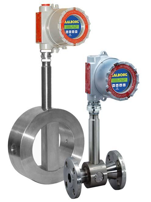 m VORTEX MULTI-PARAMETER IN-LINE FLOW METERS Design Features n Temperature, pressure, density, volumetric and mass flow measurements. n No moving parts to wear or fail.