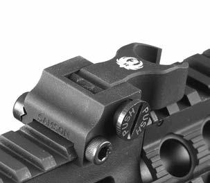 SIGHT INSTALLATION FRONT SIGHT INSTALLATION INSTRUCTIONS: 1. Remove magazine and ensure the chamber is empty. 2.