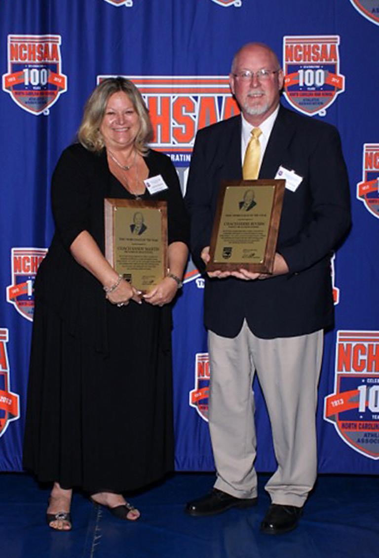 Sandy Martin, Eddie Rivers Named Toby Webb Award Winners For NCHSAA CHAPEL HILL Sandy Martin of Providence High School in Charlotte and Eddie Rivers of Forest Hills High School in Marshville are the