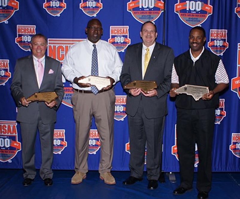State Award Winners Honored At 2013 NCHSAA Annual Meeting CHAPEL HILL Coaches, administrators and media representatives were among those receiving awards next at the North Carolina High School