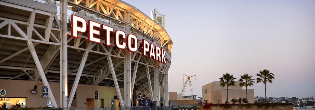 DESTINATION PETCO PARK TRANSPORTATION BUS The drop-off location for private charter busses is located at the west side of 14th Street, between K Street and Imperial Avenue, immediately east of the