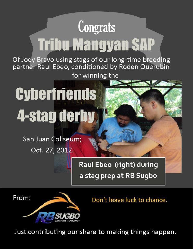 Kawanggawa ng Cyberfriends Muling matagumpay ang pagdaos ng Cyberfriends ng kanilang taunang Global Derby.
