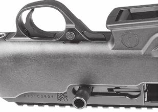 The RUGER PC CARBINE features an easy takedown for quick separation of the barrel/forend assembly from the action for ease of transportation and storage.