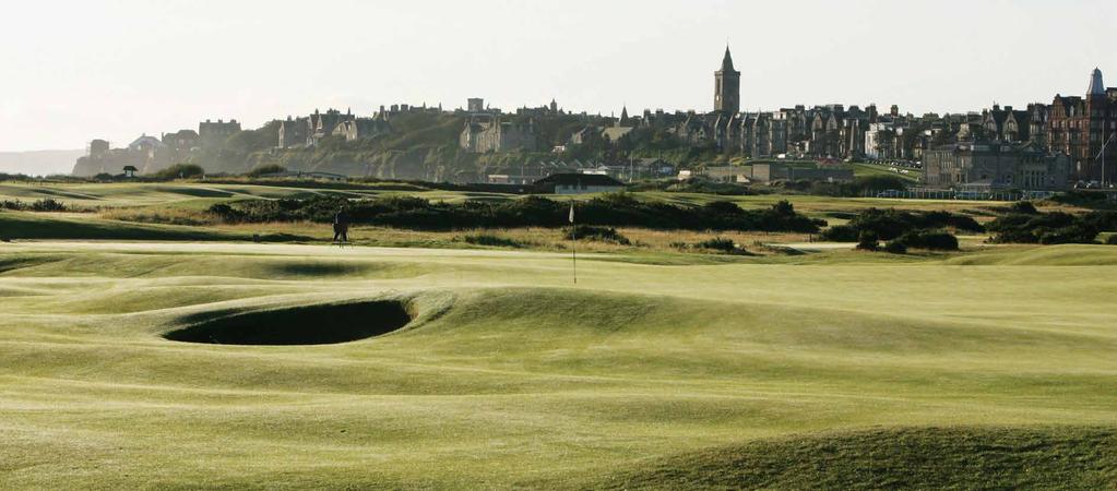 GOLF With 38 courses within 45 minutes of the Castle, St Andrews is one of the world s finest links golf destinations.