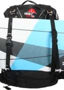 The shoulder straps of the bag have been reinforced so that it is possible to carry skis over your shoulders; however the