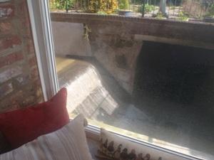 A living room view - the new eel pass at Organford Mill on the River Sherford Trews Weir fish pass The fish passes being built at Trews Weir on the Exe as part of the Exeter flood defence scheme are
