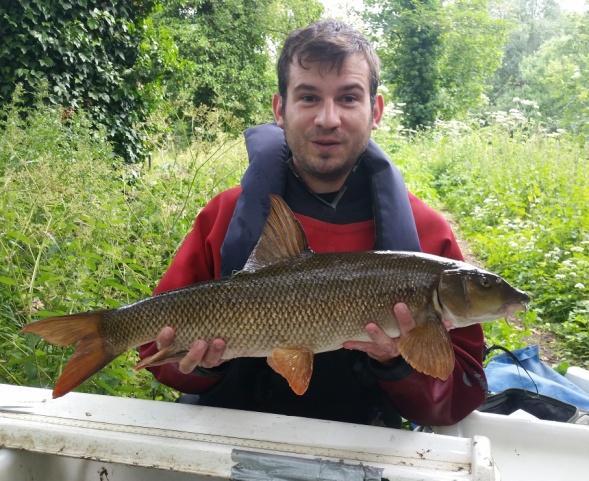 captured. Barbel were the highest contributing species to biomass, with thirteen barbel captured, the highest number to date.