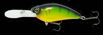 FLASH N SHAD The Flash N Shad is a slender crank that delivers tried-and-true action that is sure to push the capacity of your livewell.