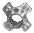 Racing sprocket hubs are machined from 6061 billet aluminum for reduced weight and a brilliant shine.