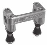 STEERING STEMS/TIGES DE DIRECTION Lonestar Racing Steering stems are constructed from 4130 Chromoly Steel. Each stem comes with anti-vibration billet clamp kit and hardware.
