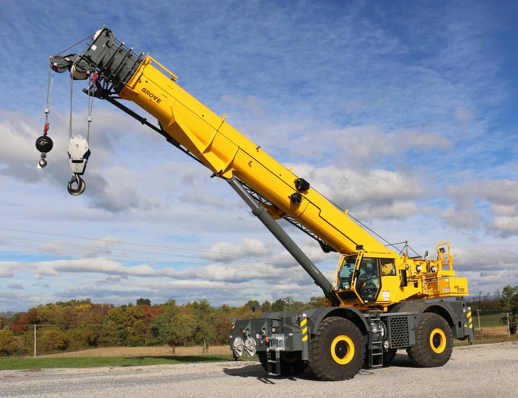GRT8 Product Guide ANSI B30.5 Imperial 85% Features 90 t ( USt) capacity 12 m 47 m (39.2 ft 154.