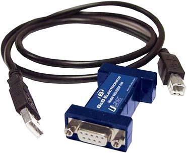 Installation and Operation Manual Section 2 Installation Figure 2-10 MultiFlo Cable Adapter Figure 2-11 USB-RS485 Converter (214F027AAA) Connect the USB end of the converter to a laptop or PC.