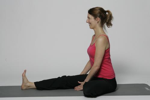 Preparation Postures Seated One-Leg Forward Fold (Janu Sirsasana) Start seated with legs extended Bend the left knee, placing the sole of the left foot