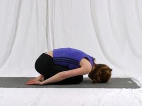 heel, but only if they can keep their hips pressed forward (hips directly over knees) Allow the chest and throat to fully open Take 4-5 deep breaths through the nose in this position.