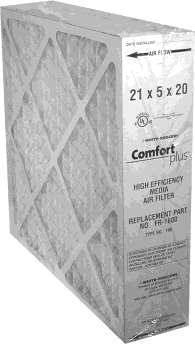 04/02/11 C8 Box Filters - Replacement Media For Residential Air Cleaners Standard 4" & 5" media offers best value for air filtration Durable construction for easy, slide-in replacement Disposable for