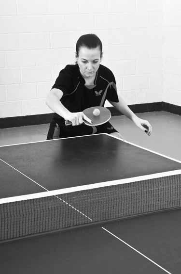 Table Tennis: Steps to Success Backhand Push Use the backhand push stroke against a long backspin return. The backhand push has a short backswing and is executed mainly with the use of the forearm.