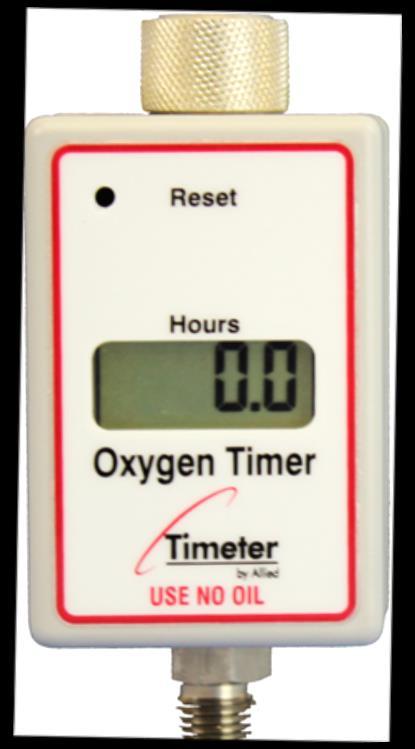 Flowmeter Accessories The Timeter Oxygen Timer combines a compact design and superior performance in a single package. Automatic timing of oxygen flow as low as.