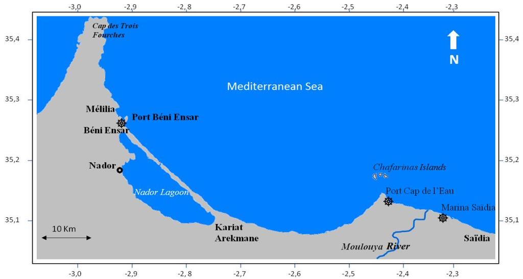 54 Layachi et al. - Growth and reproduction of the Bogue in the Mediterranean sea MATERIAL AND METHODS Sampling frequency was bimonthly between January 2011 and December 2011.